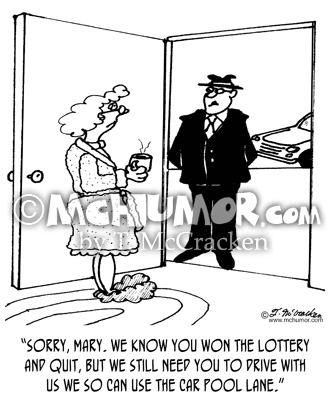 Gambling, Lottery & Sweepstakes Cartoons Pg 2