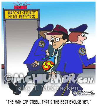 Airport Security Cartoons