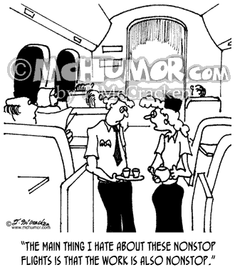 Stewardess Cartoon 3450