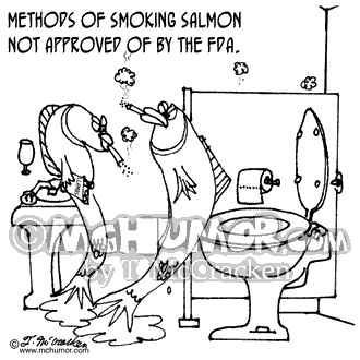 Salmon Cartoon 3485
