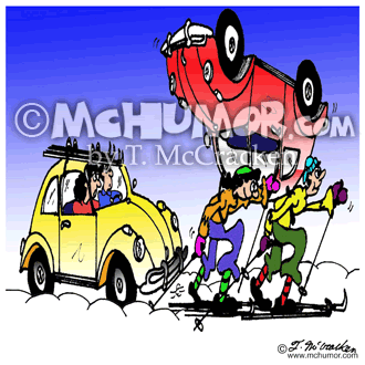 Skiing Cartoon 4685
