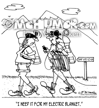 Hiking Cartoon 4750