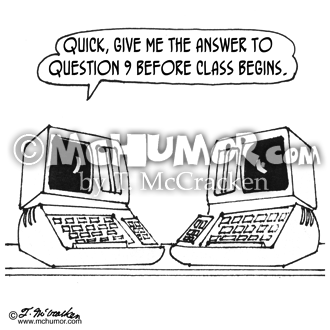 Computer Cartoon 5123