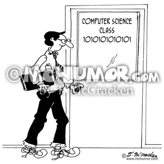 Computer Cartoon 5124
