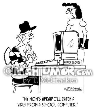 Computer Cartoon 5208