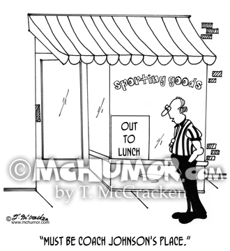 out to lunch cartoon