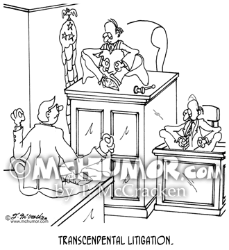 Litigation Cartoon 5457