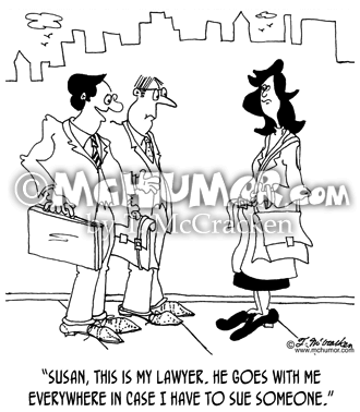 Lawyer Cartoon 5461