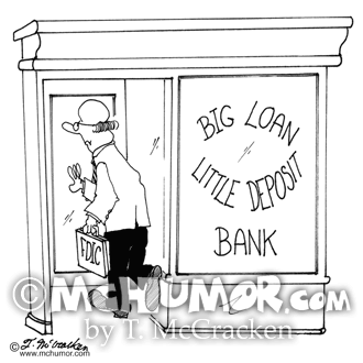 Bank Cartoon 5661