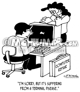 Computer Cartoon 5812