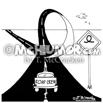 Road Construction Cartoon 6093