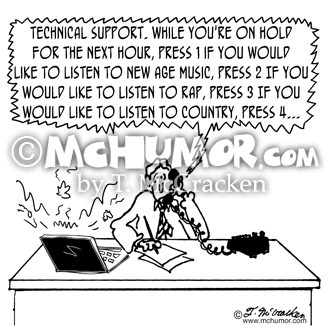 Technical Support Cartoon 6219