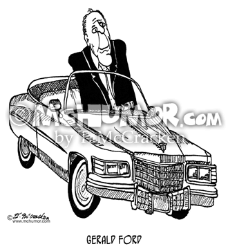 Gerald Ford Cartoon 6507