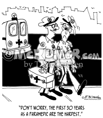 Paramedic Cartoon 7006