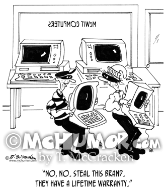 Computer Cartoon 7063