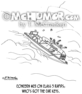 Boating Cartoon 7074
