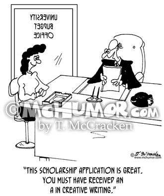 Scholarship Cartoon 7077