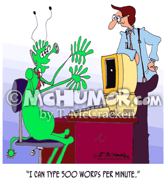 Computer Cartoon 7150
