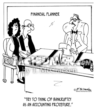 Bankruptcy Cartoon 7156