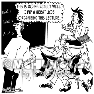 Professor Cartoon 7229