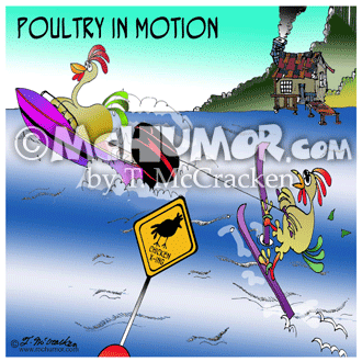 Water Skiing Cartoon 7656
