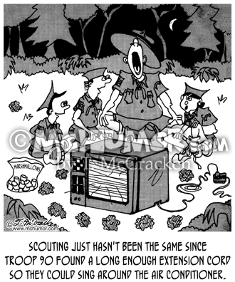 Scouting Cartoon 7941