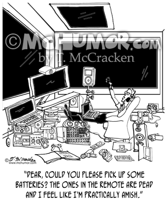 Technology Cartoon 8137