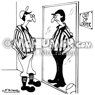 Referee Cartoon 8399