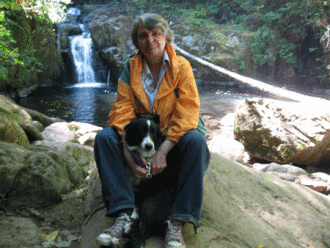 Theresa (T-) McCracken & Sammy @ Sweet Creek Falls, Oregon
