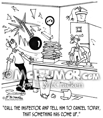 Inspector Cartoon 7332
