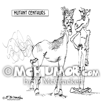 Centaur Cartoon 1036