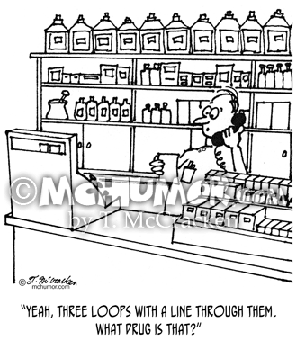 Pharmacist Cartoon 3109