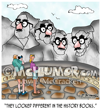 Mount Rushmore Cartoon 9360
