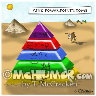 Pyramid Cartoon 9383