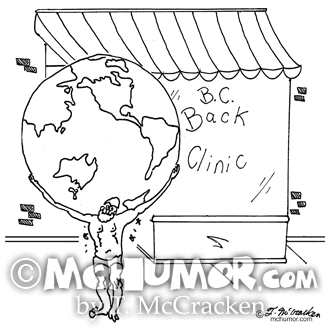 Chiropractor Cartoon 6475