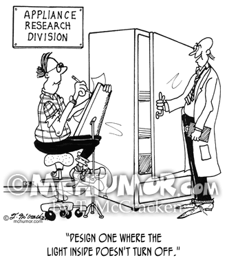 Refrigerator Cartoon 4876