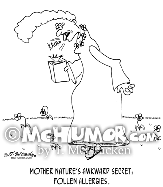 Allergy Cartoon 4885