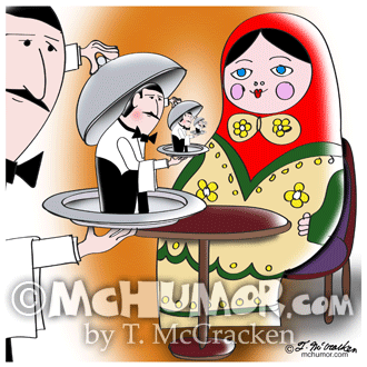 Nesting Doll Cartoon 9626