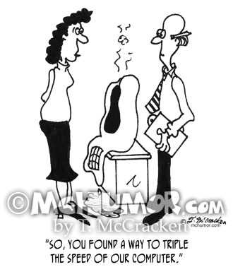 Computer Cartoon 3632