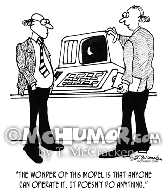 Computer Cartoon 3803