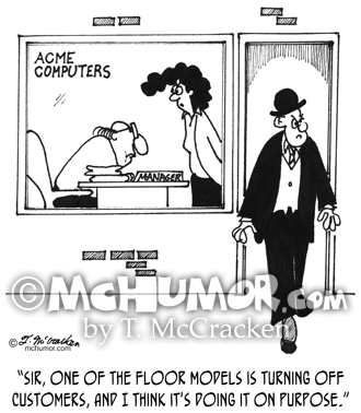 Computer Cartoon 3874