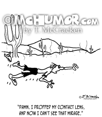 Contact Lens Cartoon 4360