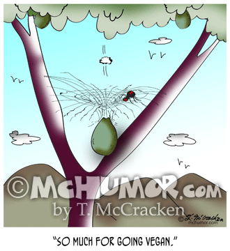 Vegan Cartoon 9607