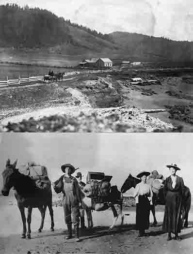 Travel in Yachats in 1892 and 1920