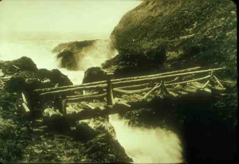 Bridge over Devils Churn 1930s