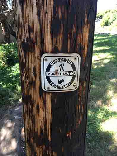 Yachats Trail Marker