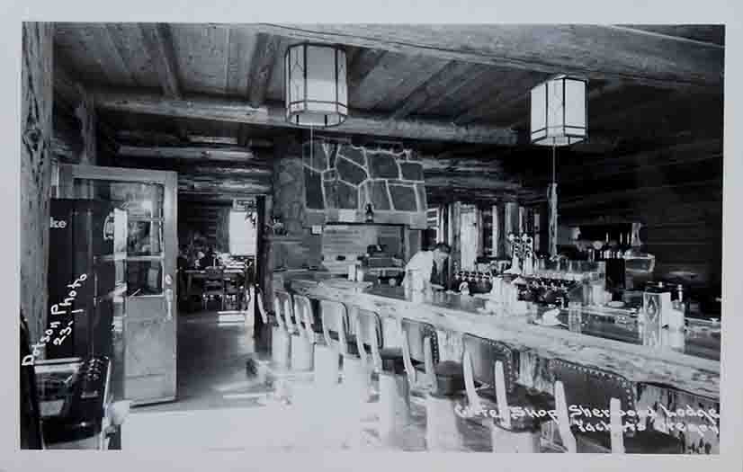 Sherwood Lodge's Coffee Shop 1953