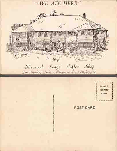Sherwood Lodge Postcard