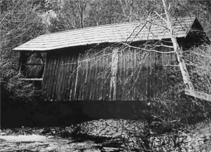 North Fork Yachats River Covered Bridge 1942