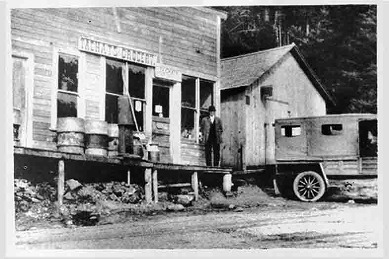 An Early Grocery in Yachats
